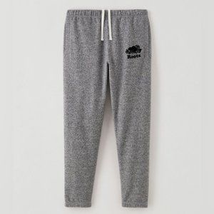 Roots salt and pepper jogger sweat pants size small.
